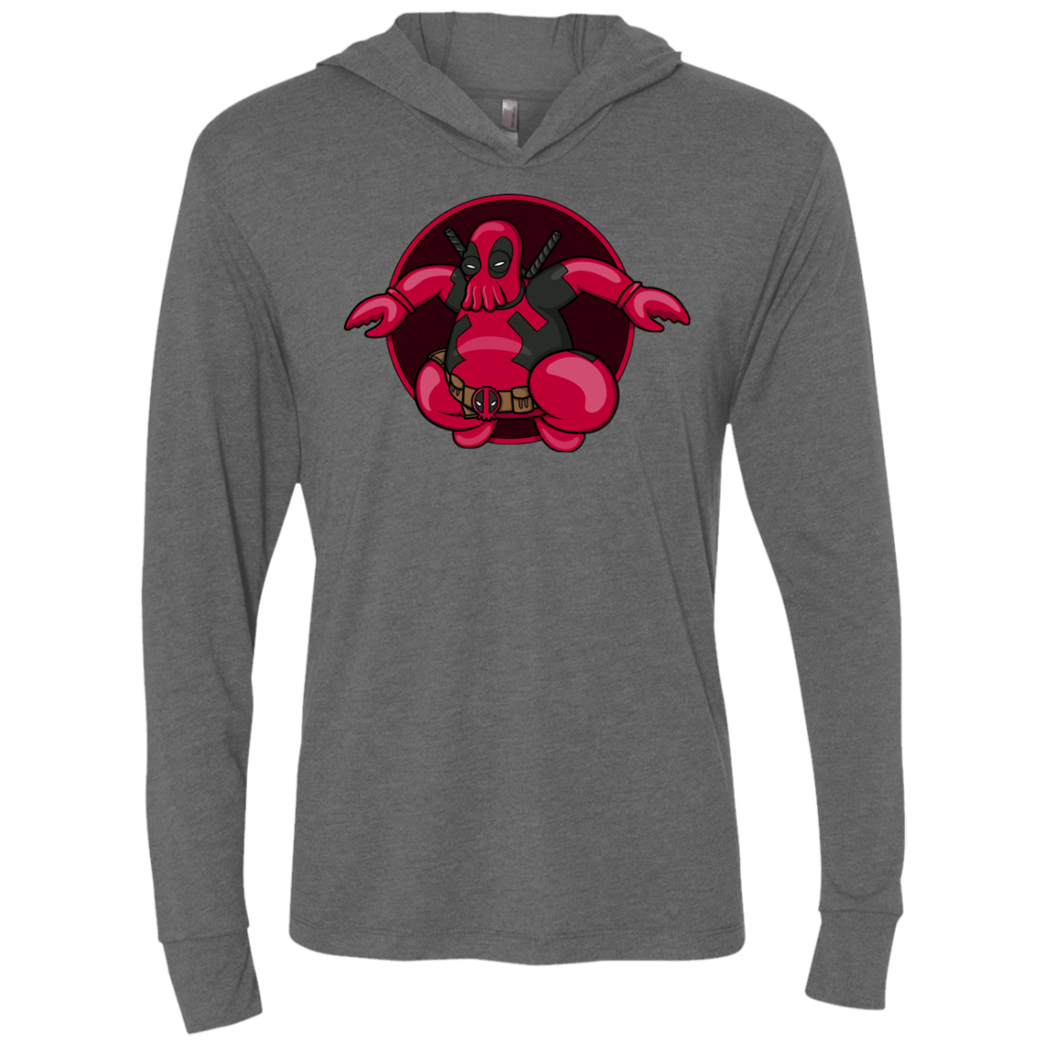 T-Shirts Premium Heather / X-Small Deadwhoop Triblend Long Sleeve Hoodie Tee