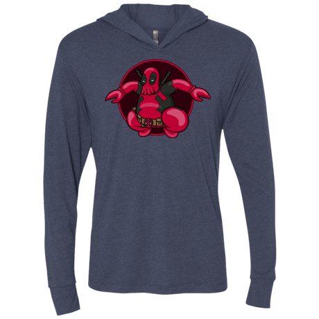 T-Shirts Vintage Navy / X-Small Deadwhoop Triblend Long Sleeve Hoodie Tee