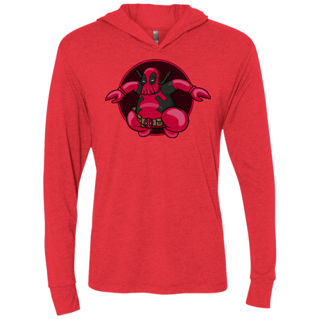 T-Shirts Vintage Red / X-Small Deadwhoop Triblend Long Sleeve Hoodie Tee