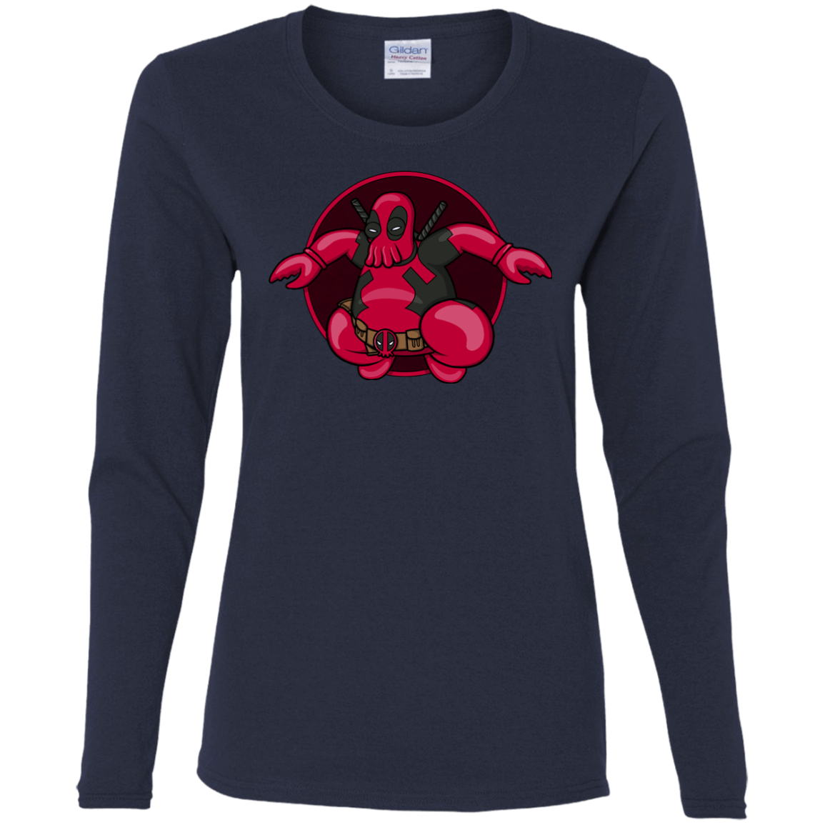 T-Shirts Navy / S Deadwhoop Women's Long Sleeve T-Shirt