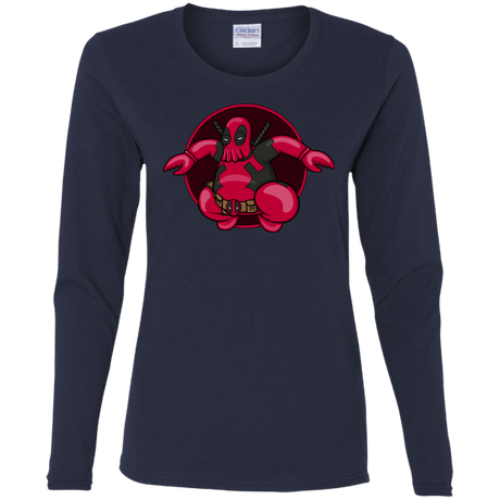 T-Shirts Navy / S Deadwhoop Women's Long Sleeve T-Shirt