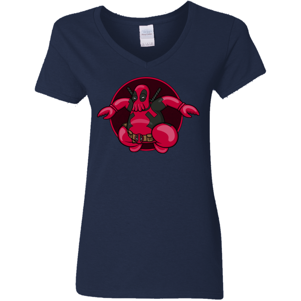 T-Shirts Navy / S Deadwhoop Women's V-Neck T-Shirt