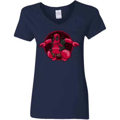 T-Shirts Navy / S Deadwhoop Women's V-Neck T-Shirt