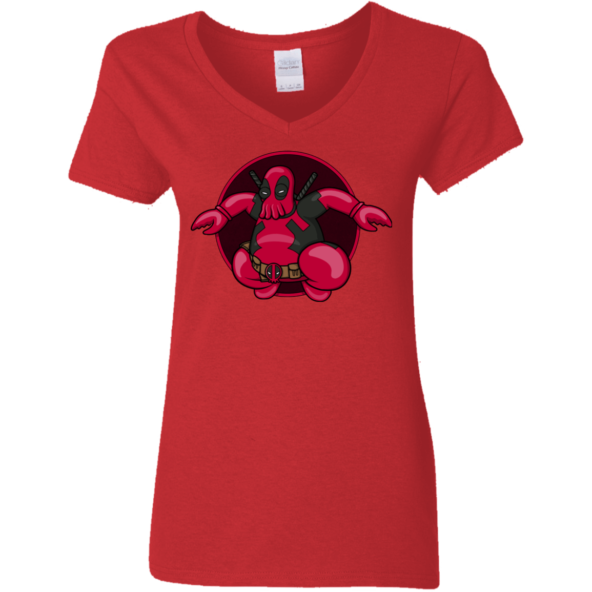 T-Shirts Red / S Deadwhoop Women's V-Neck T-Shirt