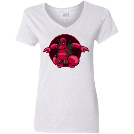 T-Shirts White / S Deadwhoop Women's V-Neck T-Shirt