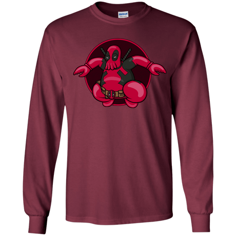 T-Shirts Maroon / YS Deadwhoop Youth Long Sleeve T-Shirt