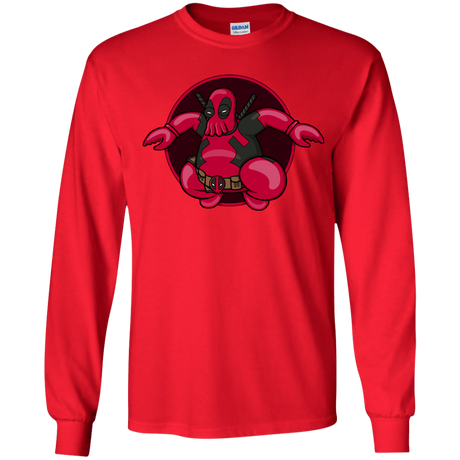 T-Shirts Red / YS Deadwhoop Youth Long Sleeve T-Shirt
