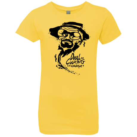 T-Shirts Vibrant Yellow / YXS Deal Cooking Girls Premium T-Shirt