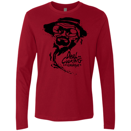 T-Shirts Cardinal / Small Deal Cooking Men's Premium Long Sleeve