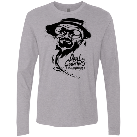 T-Shirts Heather Grey / Small Deal Cooking Men's Premium Long Sleeve