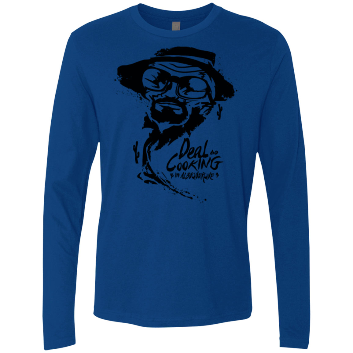 T-Shirts Royal / Small Deal Cooking Men's Premium Long Sleeve