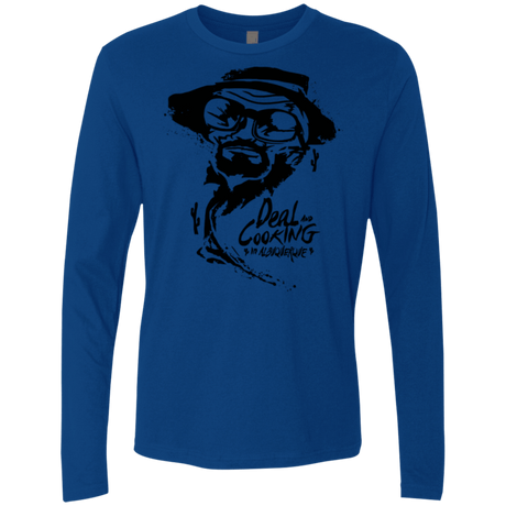 T-Shirts Royal / Small Deal Cooking Men's Premium Long Sleeve