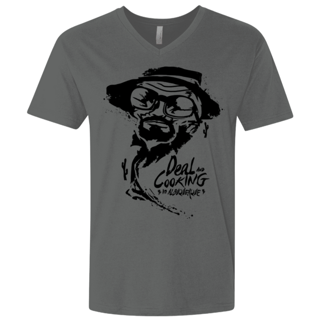 T-Shirts Heavy Metal / X-Small Deal Cooking Men's Premium V-Neck