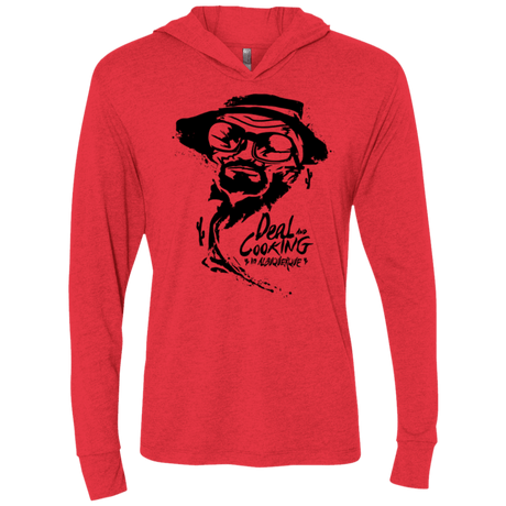 T-Shirts Vintage Red / X-Small Deal Cooking Triblend Long Sleeve Hoodie Tee