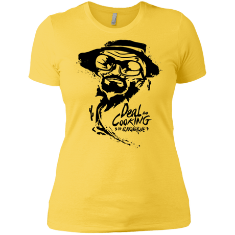 T-Shirts Vibrant Yellow / X-Small Deal Cooking Women's Premium T-Shirt