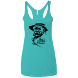 T-Shirts Tahiti Blue / X-Small Deal Cooking Women's Triblend Racerback Tank