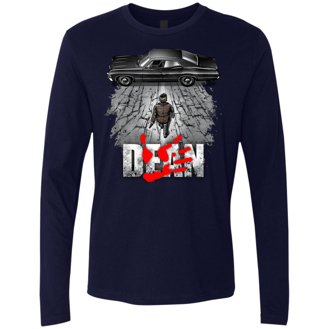 T-Shirts Midnight Navy / Small Dean Men's Premium Long Sleeve