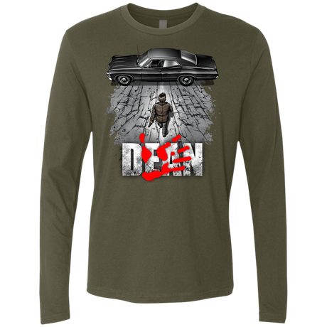 T-Shirts Military Green / Small Dean Men's Premium Long Sleeve