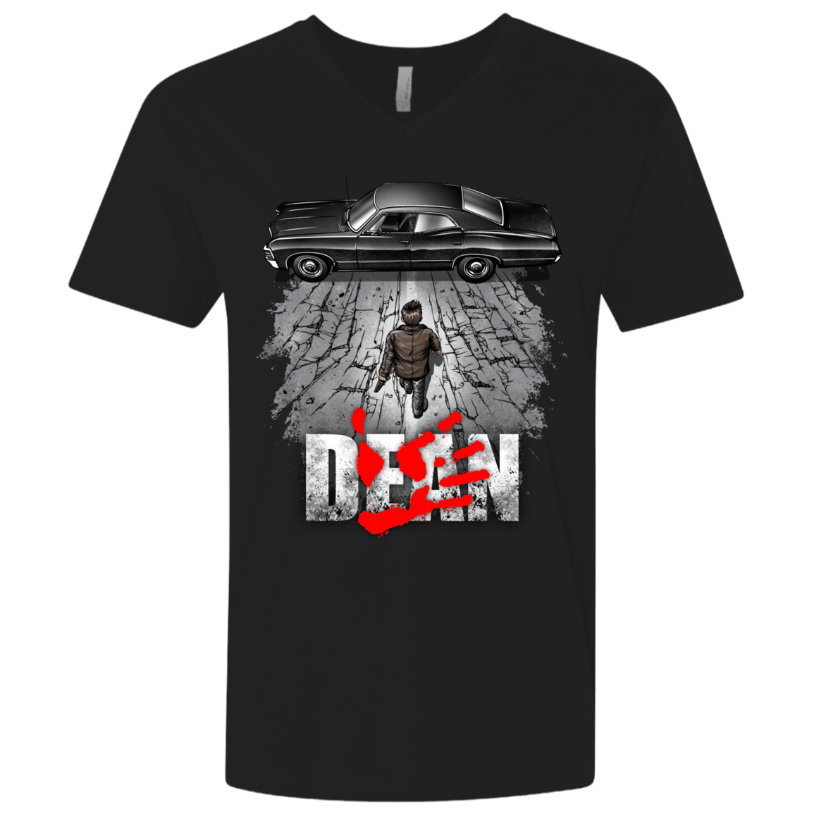 T-Shirts Black / X-Small Dean Men's Premium V-Neck