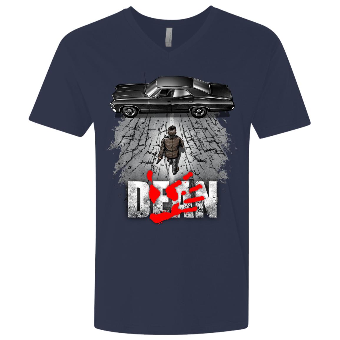 T-Shirts Midnight Navy / X-Small Dean Men's Premium V-Neck