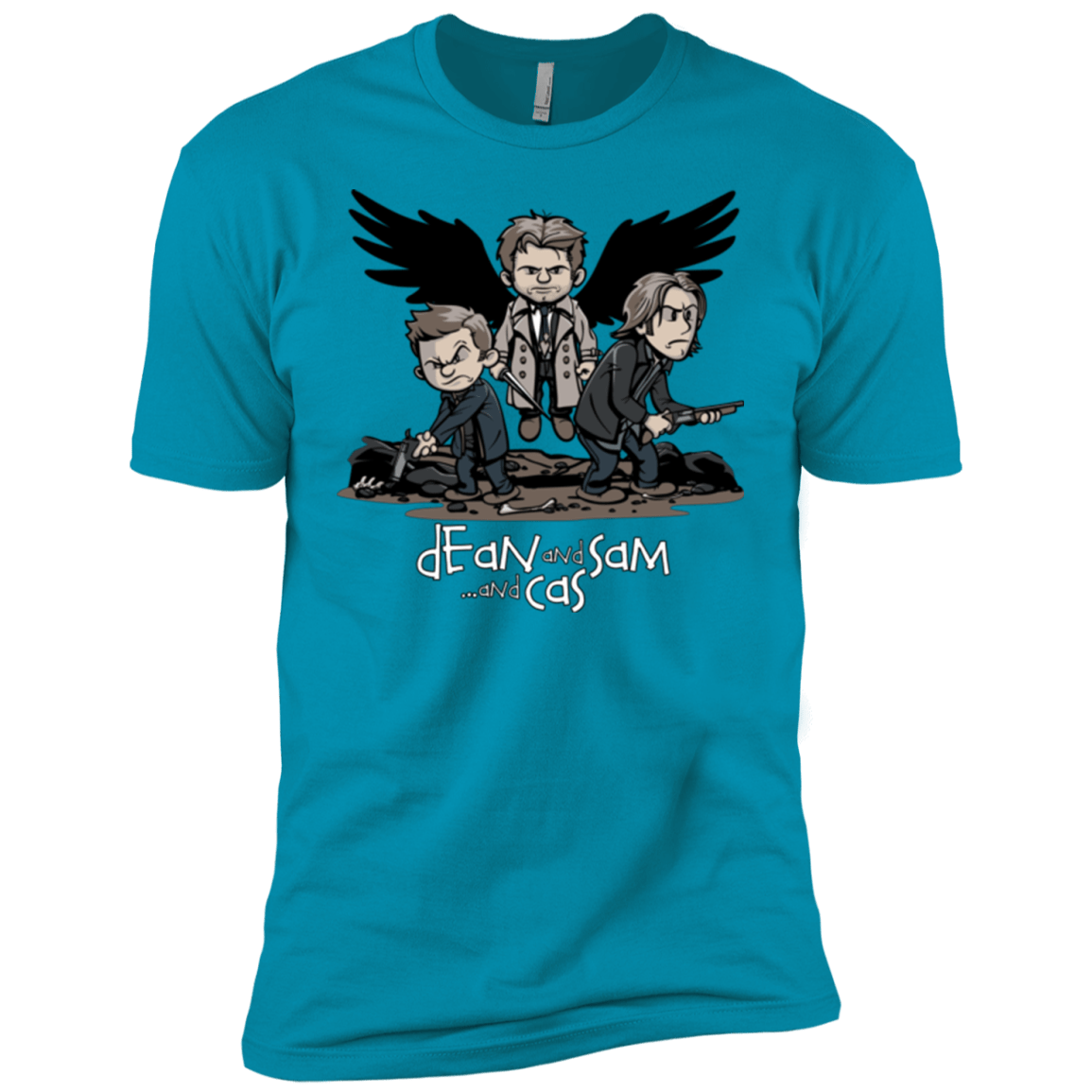 T-Shirts Turquoise / YXS Dean Sam Cas Boys Premium T-Shirt