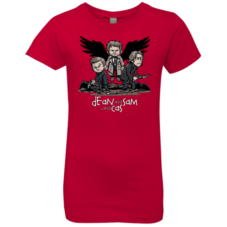 T-Shirts Red / YXS Dean Sam Cas Girls Premium T-Shirt