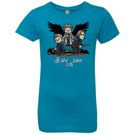 T-Shirts Turquoise / YXS Dean Sam Cas Girls Premium T-Shirt