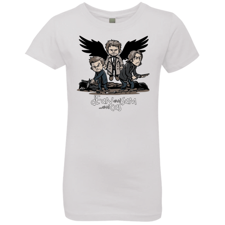 T-Shirts White / YXS Dean Sam Cas Girls Premium T-Shirt