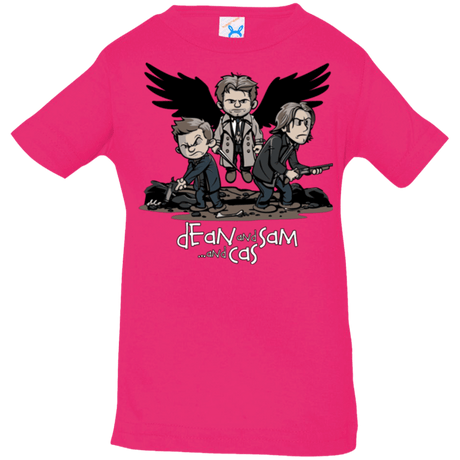 T-Shirts Hot Pink / 6 Months Dean Sam Cas Infant Premium T-Shirt