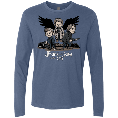 T-Shirts Indigo / Small Dean Sam Cas Men's Premium Long Sleeve