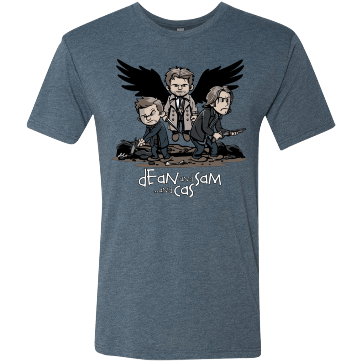 T-Shirts Indigo / Small Dean Sam Cas Men's Triblend T-Shirt