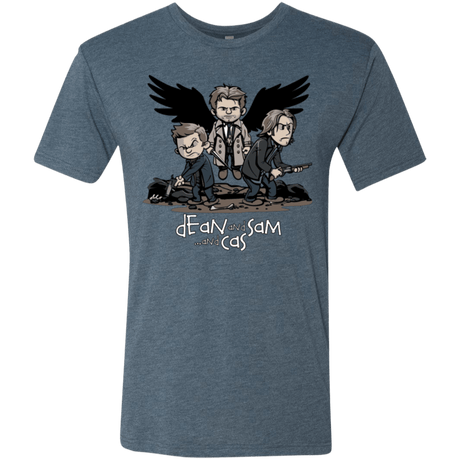 T-Shirts Indigo / Small Dean Sam Cas Men's Triblend T-Shirt