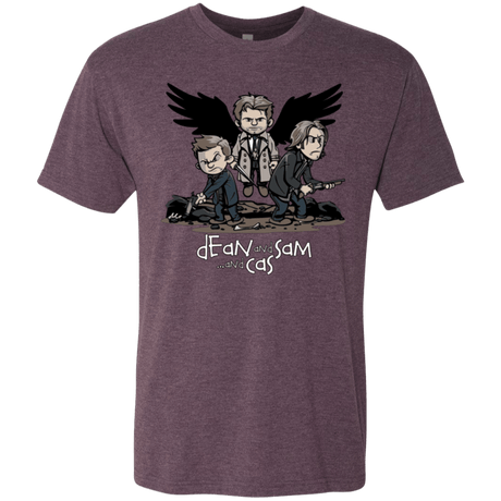T-Shirts Vintage Purple / Small Dean Sam Cas Men's Triblend T-Shirt