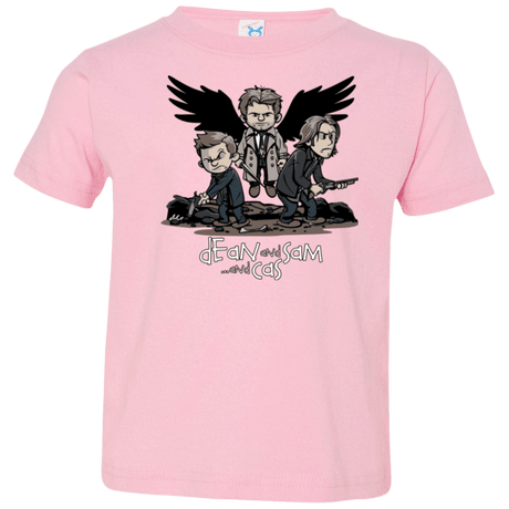 T-Shirts Pink / 2T Dean Sam Cas Toddler Premium T-Shirt