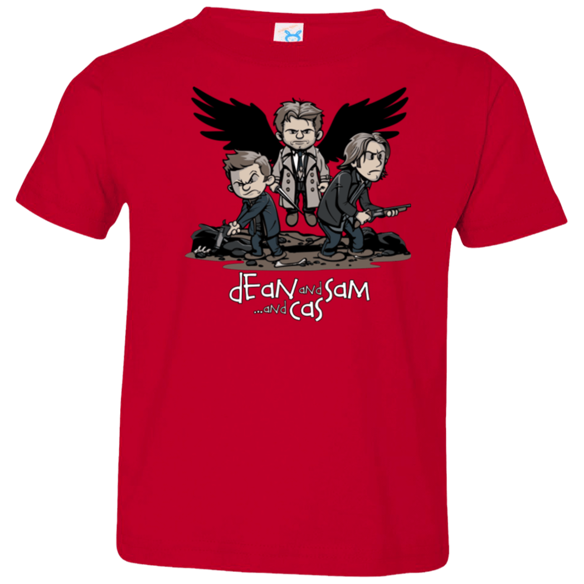 T-Shirts Red / 2T Dean Sam Cas Toddler Premium T-Shirt
