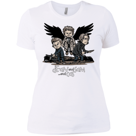 T-Shirts White / X-Small Dean Sam Cas Women's Premium T-Shirt