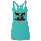 T-Shirts Tahiti Blue / X-Small Dean Sam Cas Women's Triblend Racerback Tank