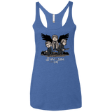 T-Shirts Vintage Royal / X-Small Dean Sam Cas Women's Triblend Racerback Tank