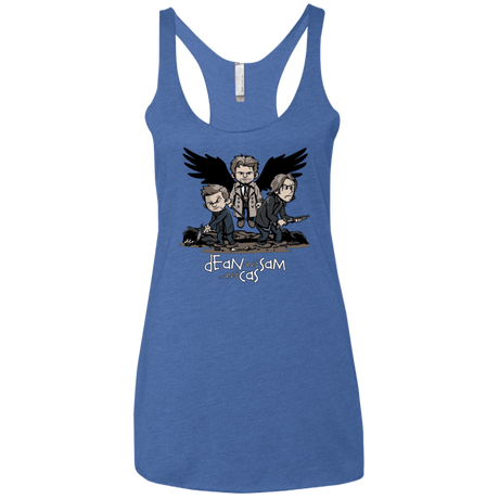 T-Shirts Vintage Royal / X-Small Dean Sam Cas Women's Triblend Racerback Tank