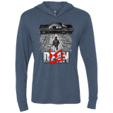 T-Shirts Indigo / X-Small Dean Triblend Long Sleeve Hoodie Tee