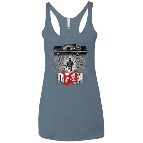 T-Shirts Indigo / X-Small Dean Women's Triblend Racerback Tank