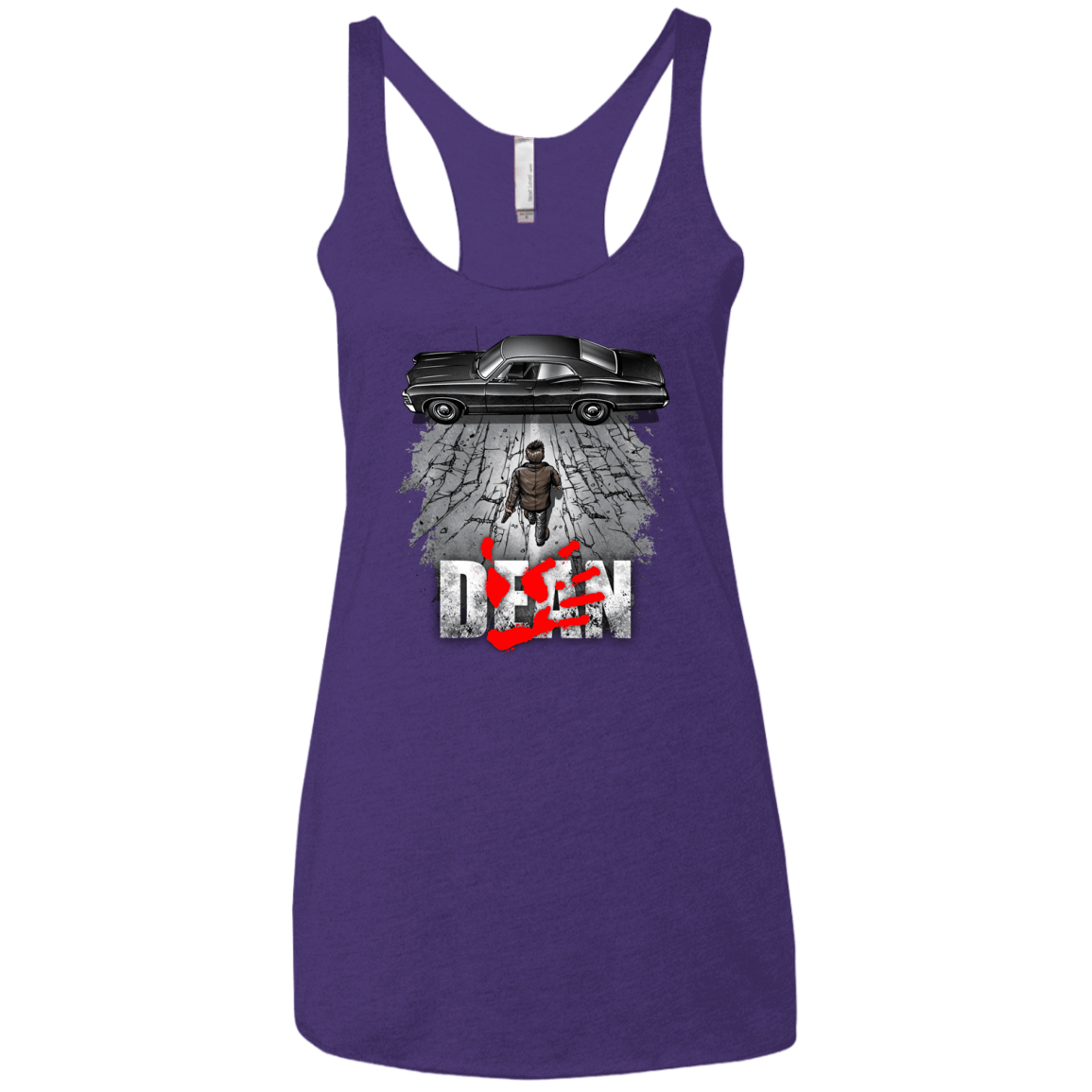 T-Shirts Purple / X-Small Dean Women's Triblend Racerback Tank