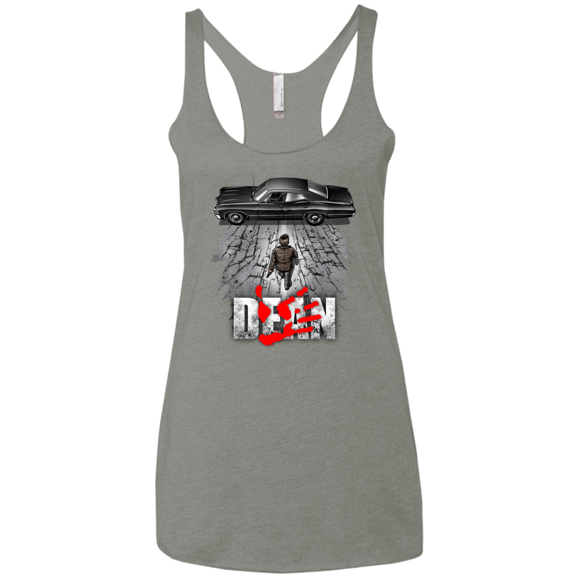 T-Shirts Venetian Grey / X-Small Dean Women's Triblend Racerback Tank
