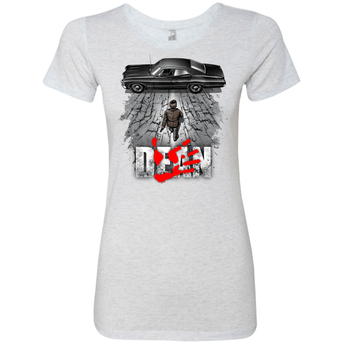 T-Shirts Heather White / Small Dean Women's Triblend T-Shirt