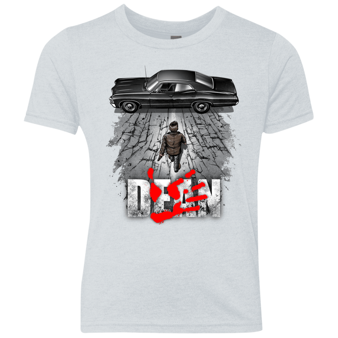 T-Shirts Heather White / YXS Dean Youth Triblend T-Shirt