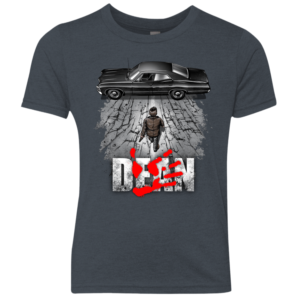 T-Shirts Vintage Navy / YXS Dean Youth Triblend T-Shirt