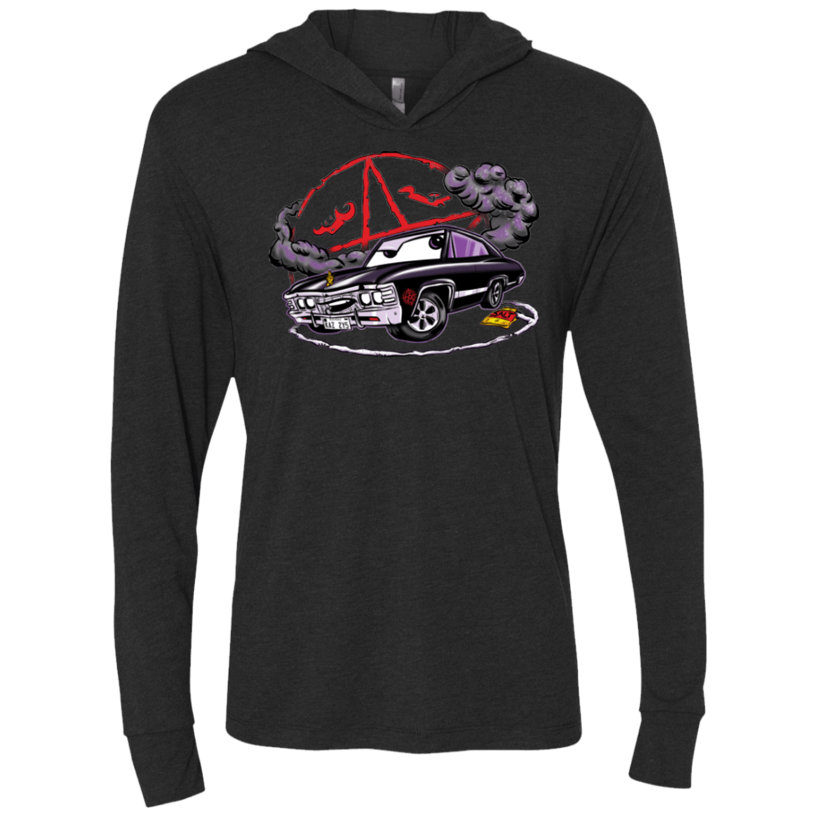 T-Shirts Vintage Black / X-Small Deans Baby Triblend Long Sleeve Hoodie Tee