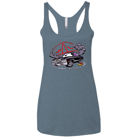 T-Shirts Indigo / X-Small Deans Baby Women's Triblend Racerback Tank