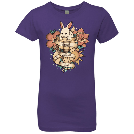 T-Shirts Purple Rush / YXS Death Awaits You Girls Premium T-Shirt