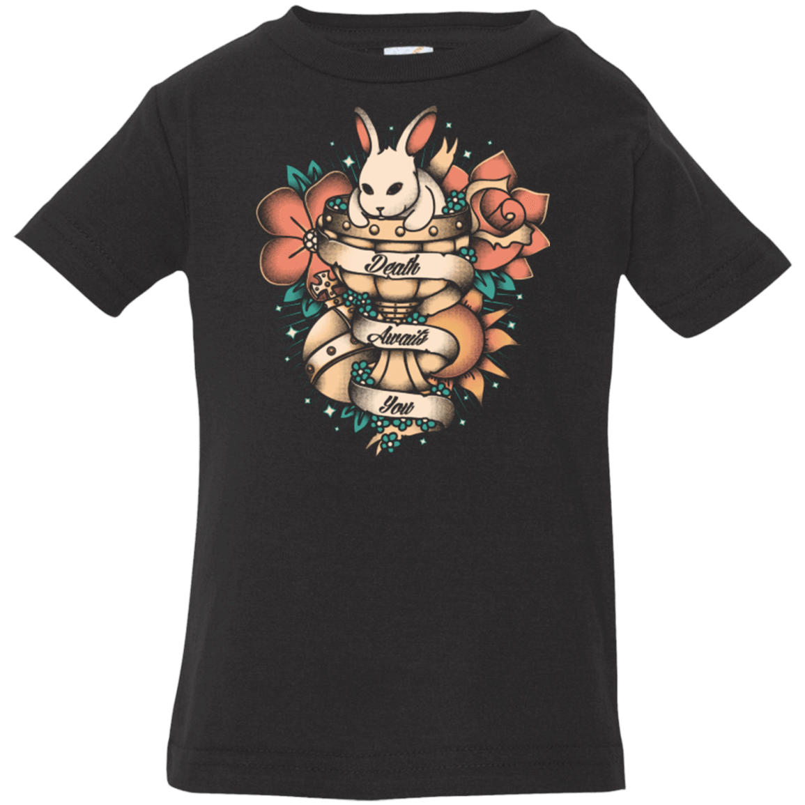 T-Shirts Black / 6 Months Death awaits you Infant Premium T-Shirt